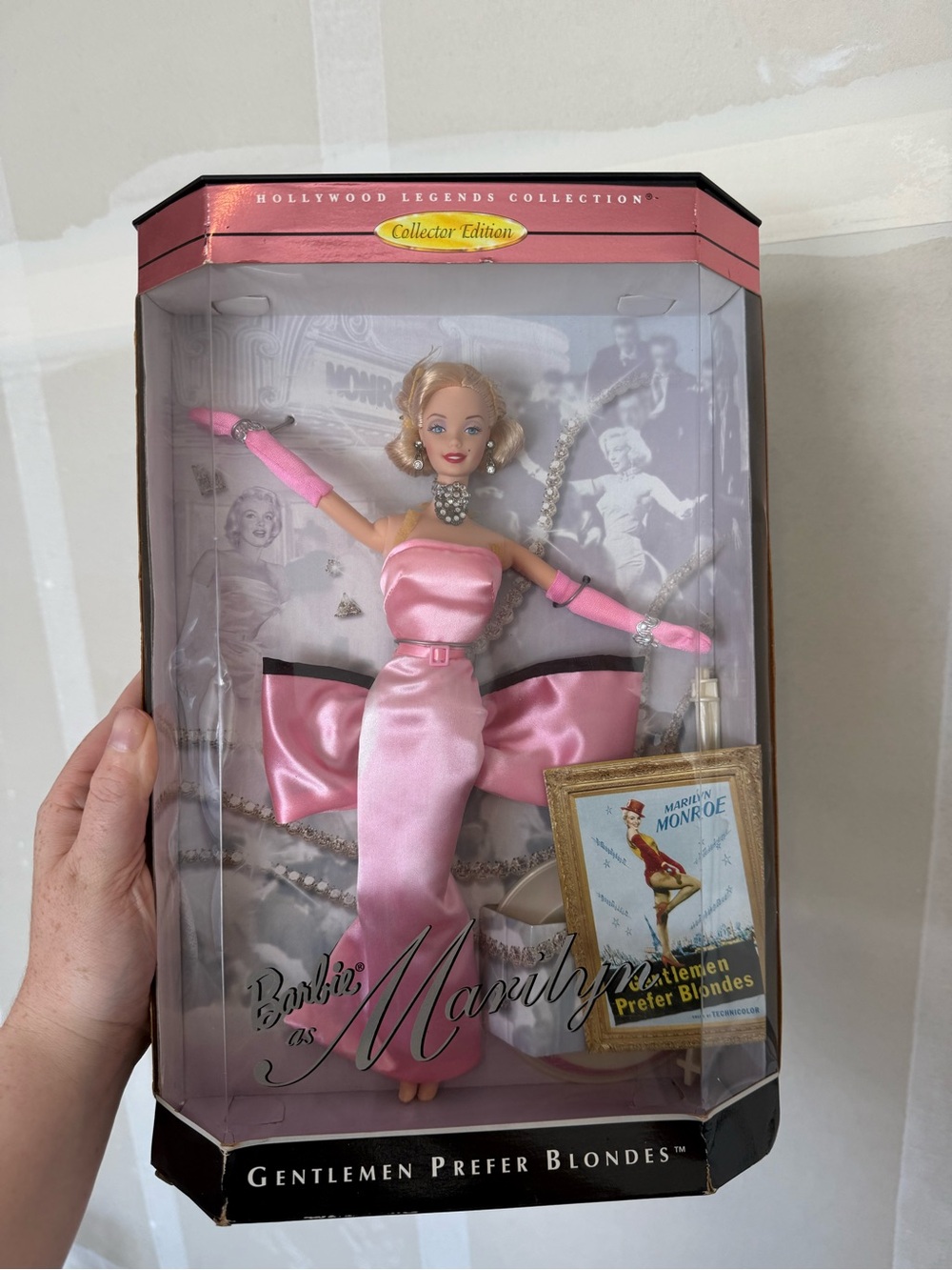 Barbie Hollywood Legends Marilyn Monroe Doll in Pink Satin - Barbie
